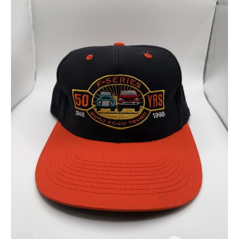 Vtg Ford 50th Anniversary F-Series Pickup Truck Snapback Hat RARE